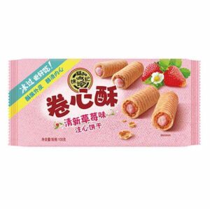 Hsu Fu Chi Roller Cookie - Strawberry Flavor