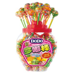 Hsu Fu Chi Dodo Lollipop Jars - Assorted Fruit Flavor