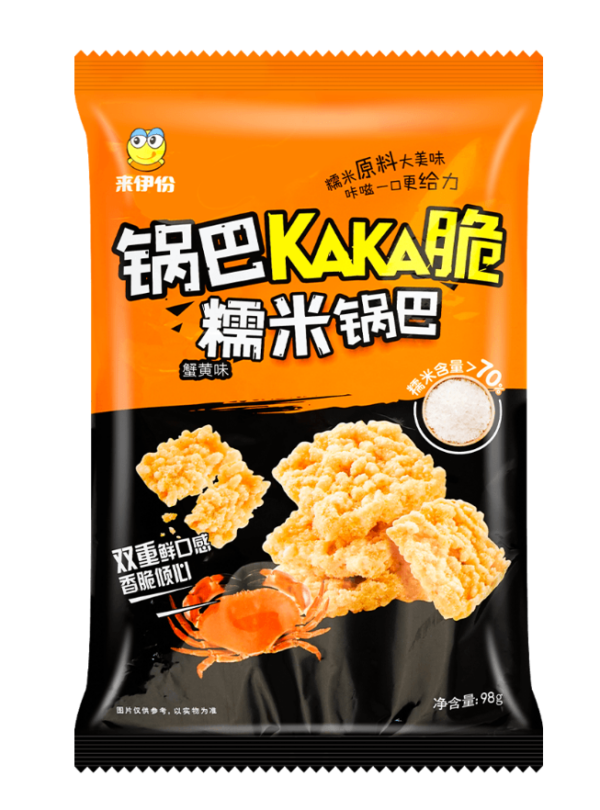 LYF Rice Crisps - Crab Flavor