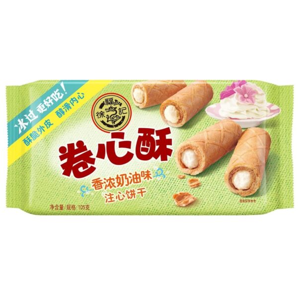 Hsu Fu Chi Roller Cookie - Cream Flavor