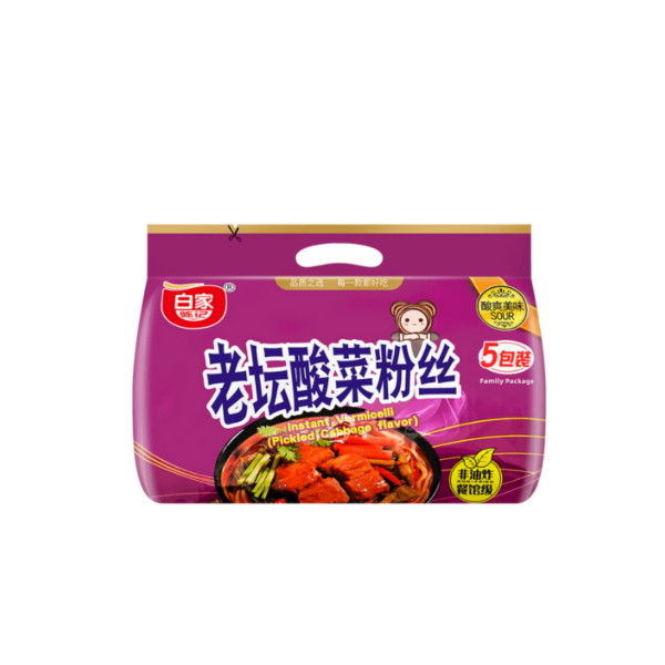 BaiJia Instant Vermicelli - Sauerkraut Flavor