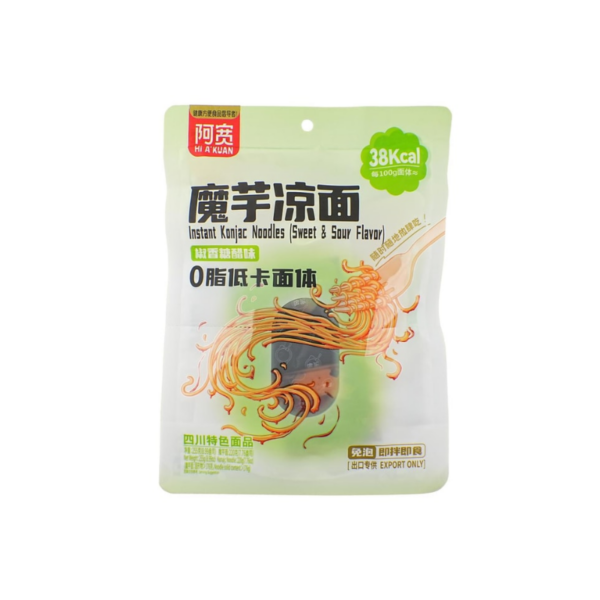 BaiJia Instant Konjac Noodles - Sweet and Sour Flavor